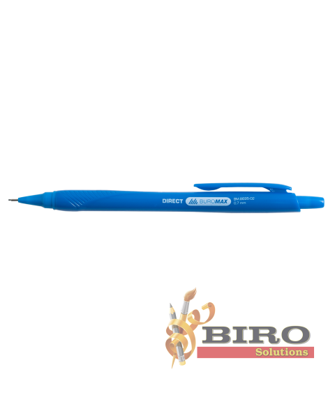 Creion mecanic DIRECT, 0,7 mm, albastru, BUROMAX